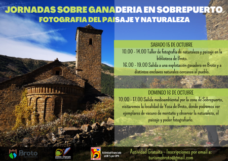 Imagen Jornadas sobre ganadería en sobrepuerto y fotografía del paisaje y...