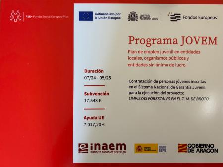 Imagen Subvención Programa JOVEM 2024 en Broto