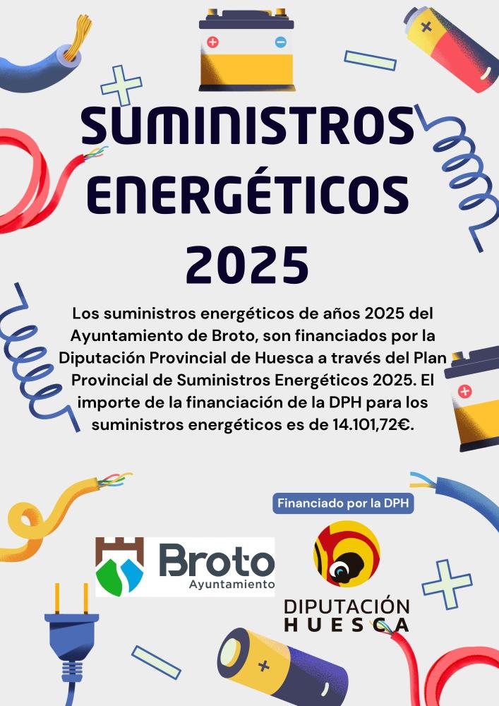 Imagen Suministros energéticos 2025